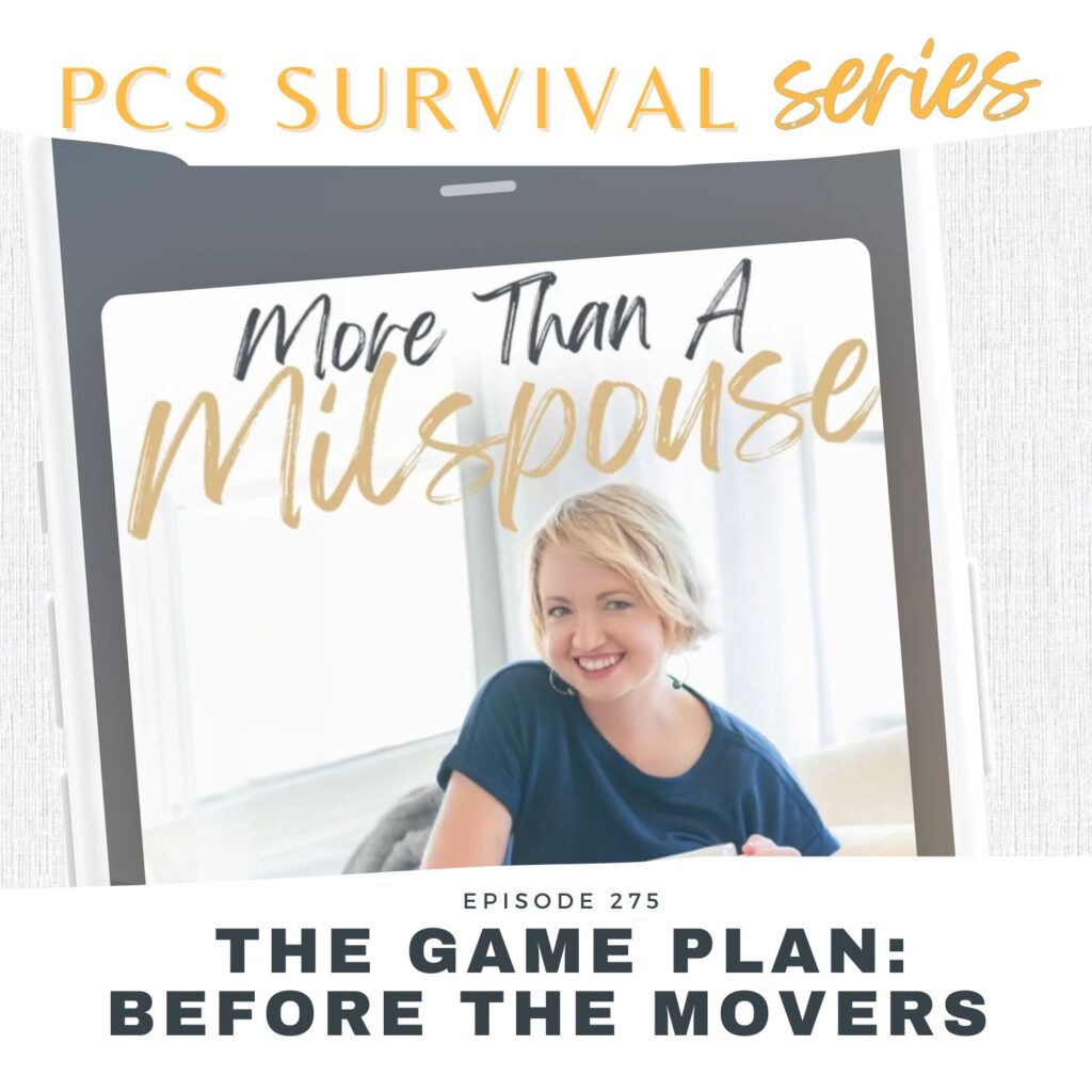 how to prep for your PCS move